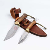 Bushcraft Hunting Double Set Knive For Sale (3)